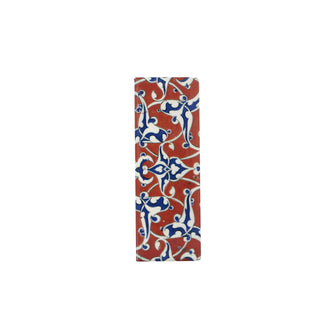 Magnet 'Border tile with blue and white arabesques'