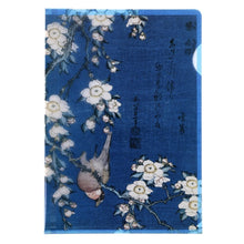 Clear file folder 'Bullfinch on branch of cherry blossoms'